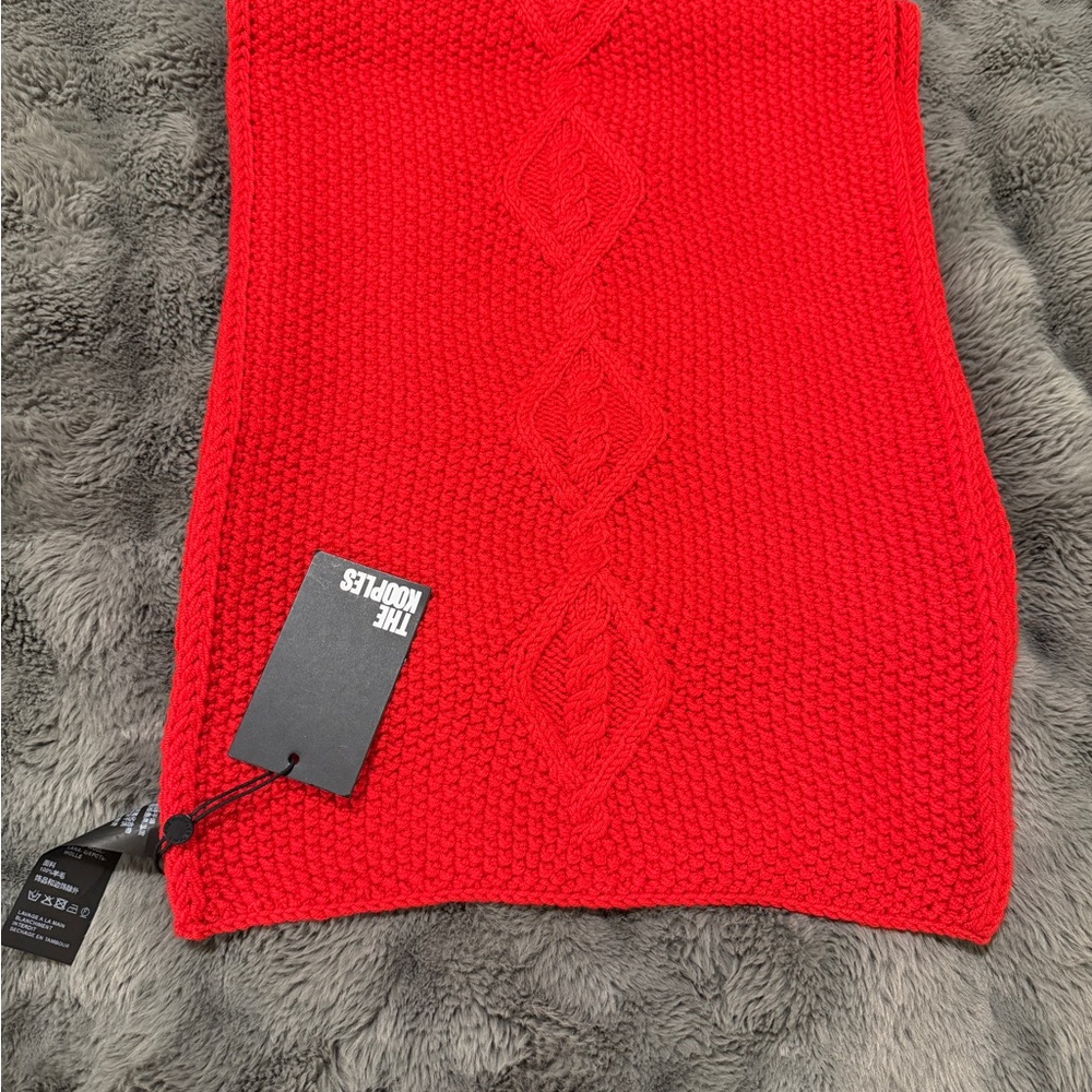 The Kooples Vibrant Red Cowl Neck Sweater